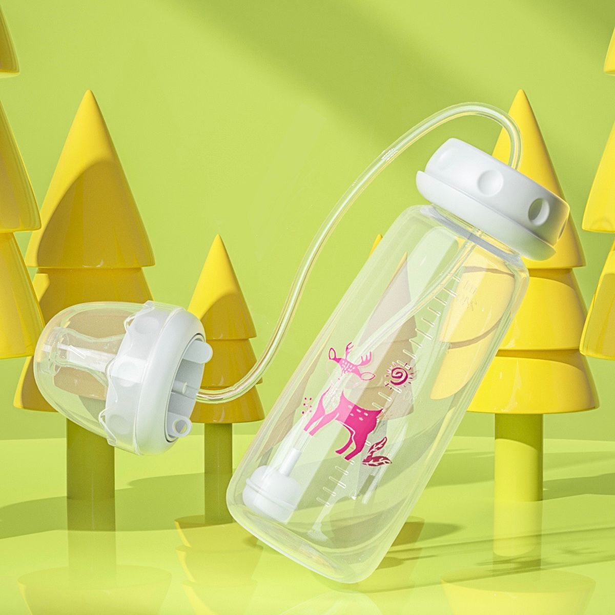 البيبرون السحري + مصّاصة فواكه هدية 🎁